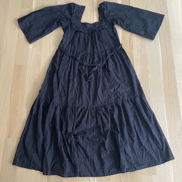 Christy Dawn Elodie Dress Size Medium Black - Picture 2 of 5